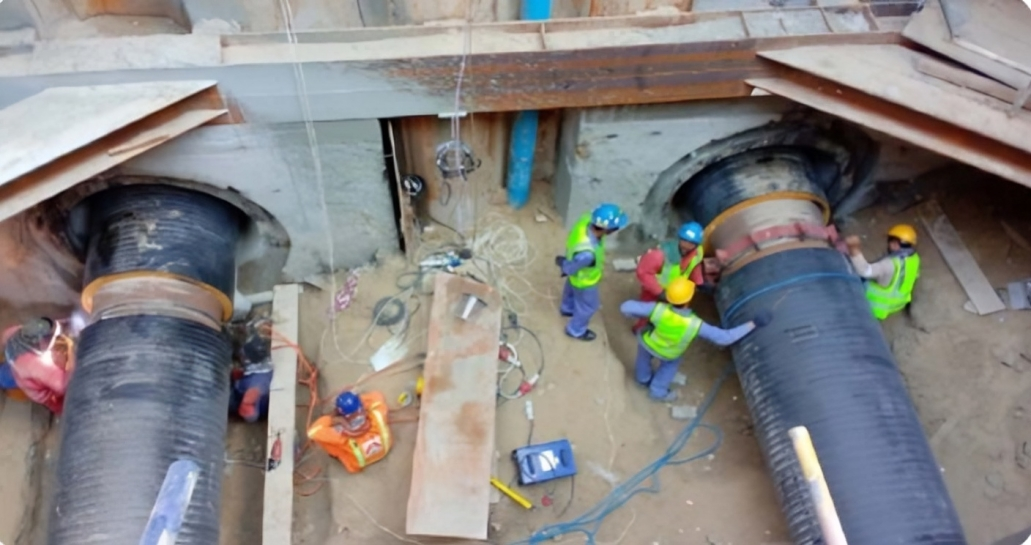 (NDRC) Fabrication, Welding & Installation of Pre-Insulated & Grp Pipes Inside Concrete Sleeves, Valve Chamber at Construction, Completion & Maintenance of CHW Piping Network Interconnection Between JVC & JVT 